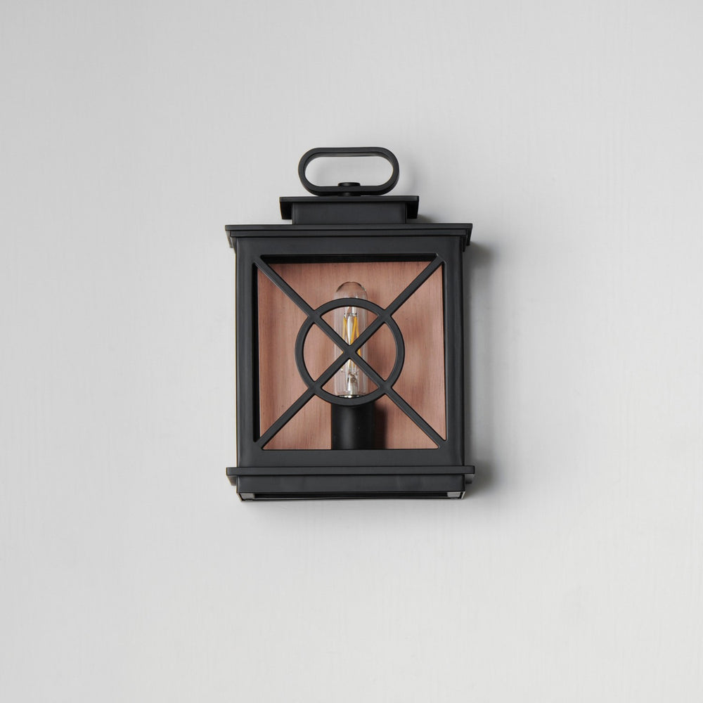 Maxim - 40802CLACPBK - One Light Outdoor Wall Sconce - Yorktown VX - Black/Aged Copper