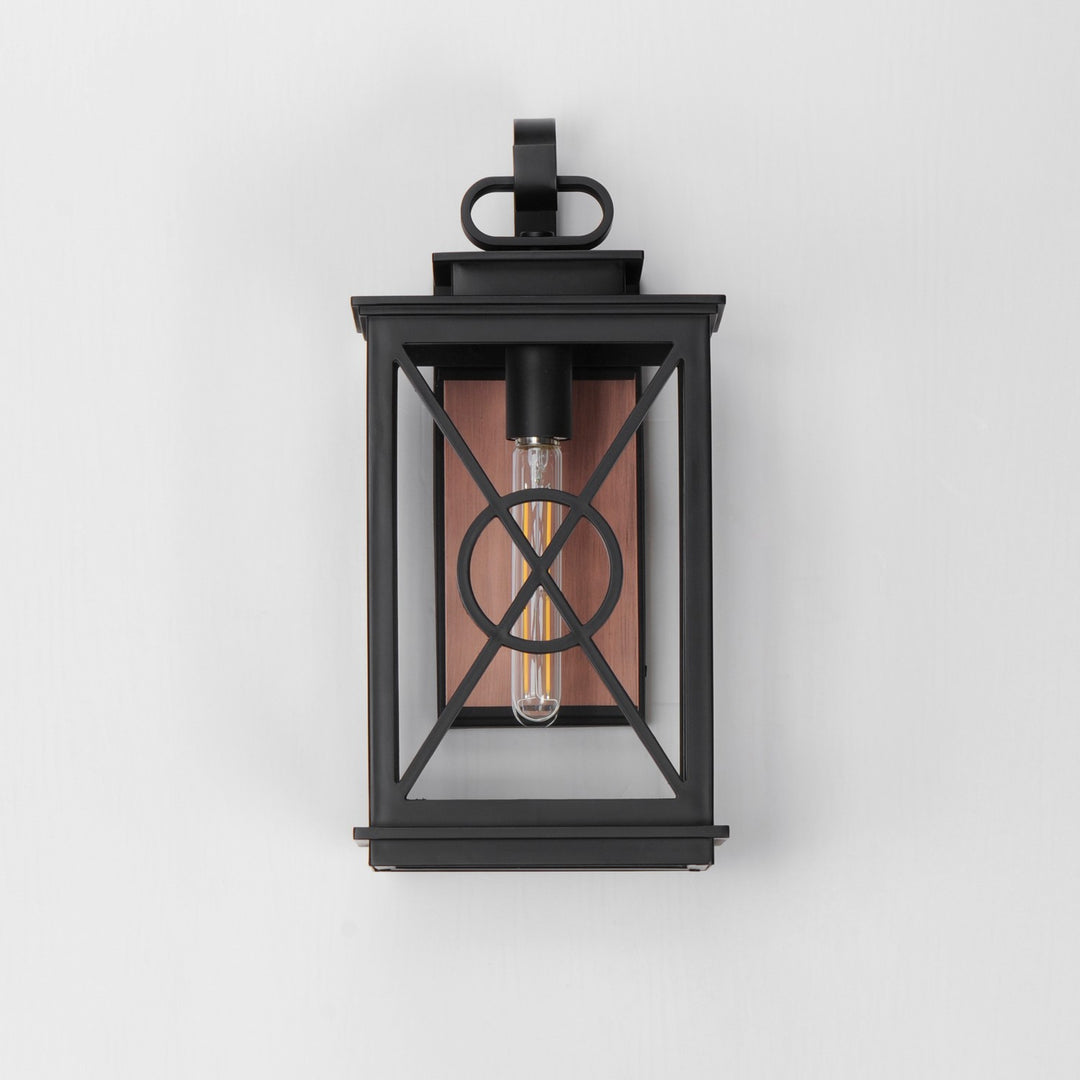 Maxim - 40804CLACPBK - One Light Outdoor Wall Sconce - Yorktown VX - Black/Aged Copper