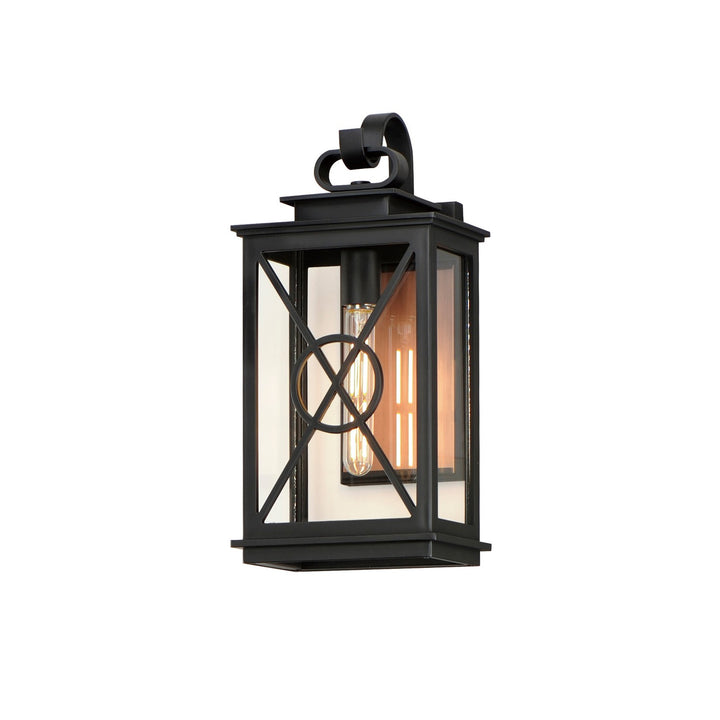 Maxim - 40804CLACPBK - One Light Outdoor Wall Sconce - Yorktown VX - Black/Aged Copper