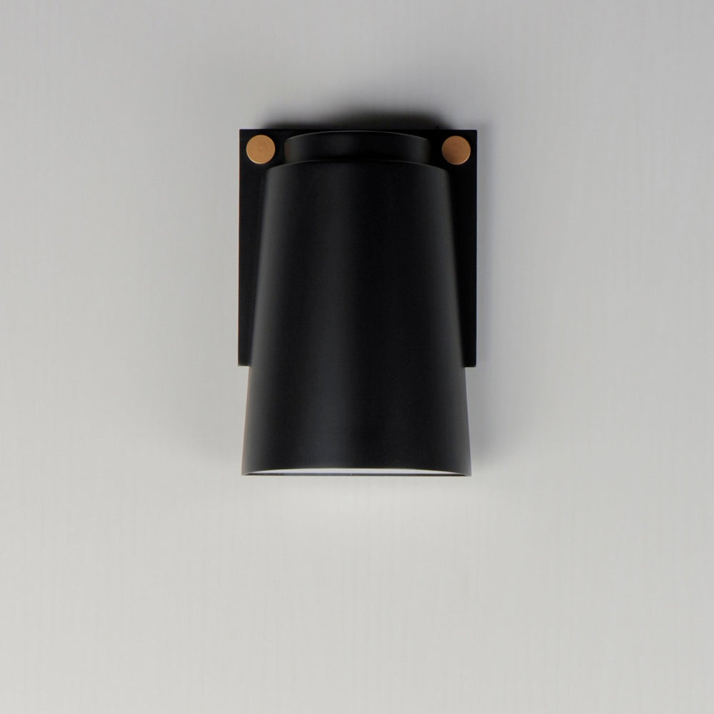 Maxim - 42122BKAB - LED Outdoor Wall Sconce - Rivet - Black / Antique Brass