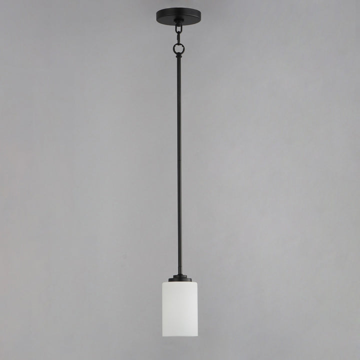 Maxim - 90030SWBK - One Light Mini Pendant - Deven - Black