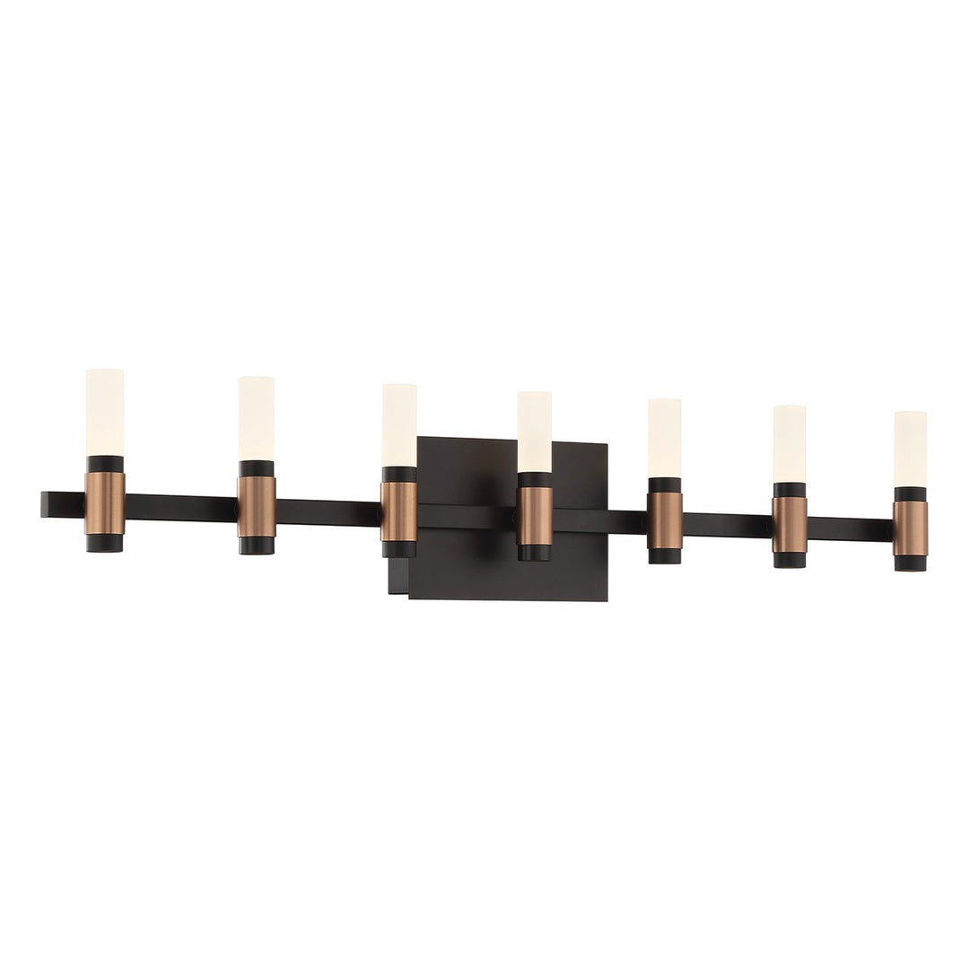 Eurofase Canada - 45238-017 - ALBANY-VAN-6LT-BRBM-WH - ALBANY - Brass-Black
