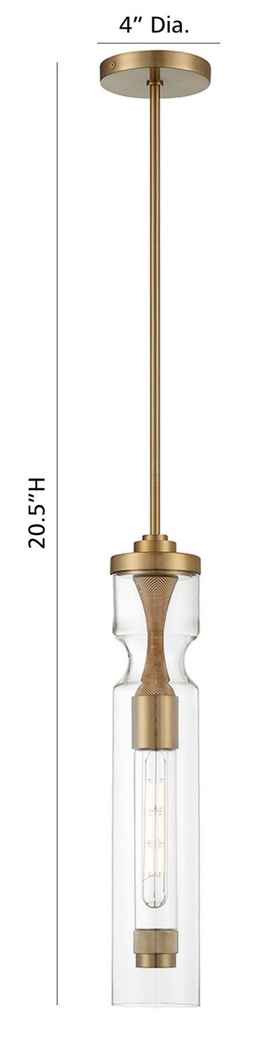 Eurofase Canada - 46430-021 - MISTERO-PEN-21IN-SN-CL - MISTERO - Satin Nickel