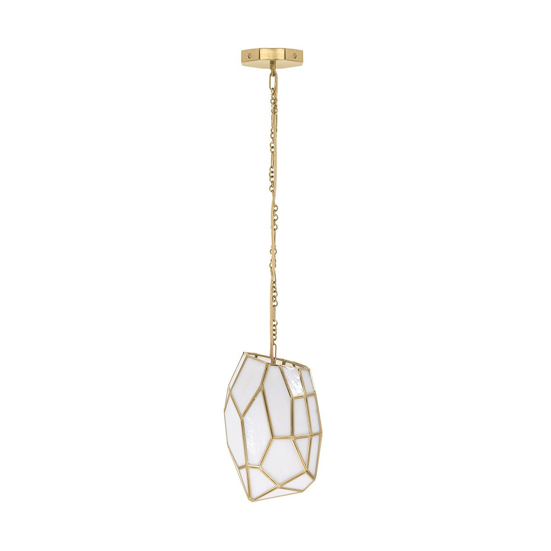Eurofase Canada - 46463-012 - HEERA-CHD-13IN-BR-WH - HEERA - Brass