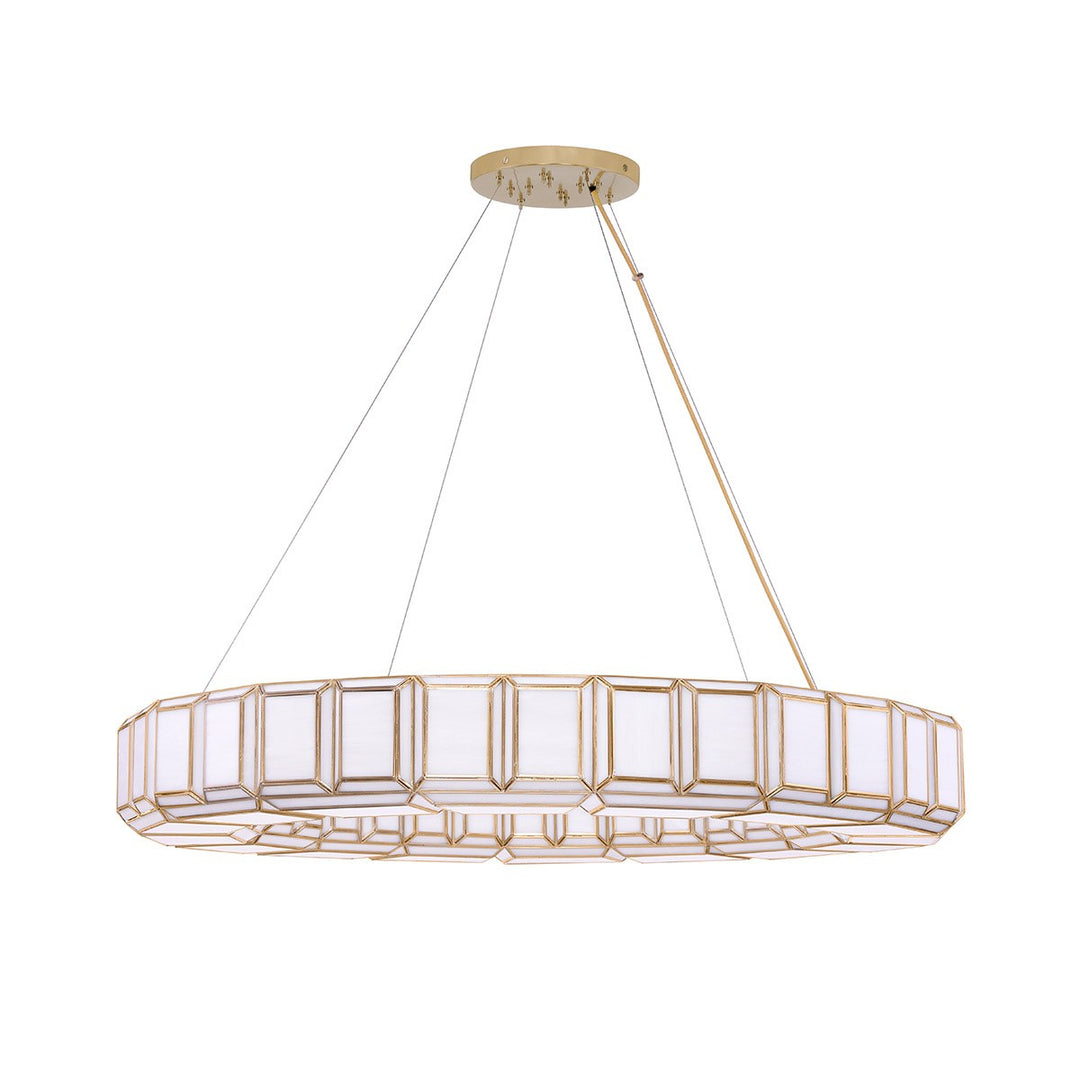 Eurofase Canada - 46470-010 - BELMONT-CHD-16LT-48IN-BR-WH - BELMONT - Brass