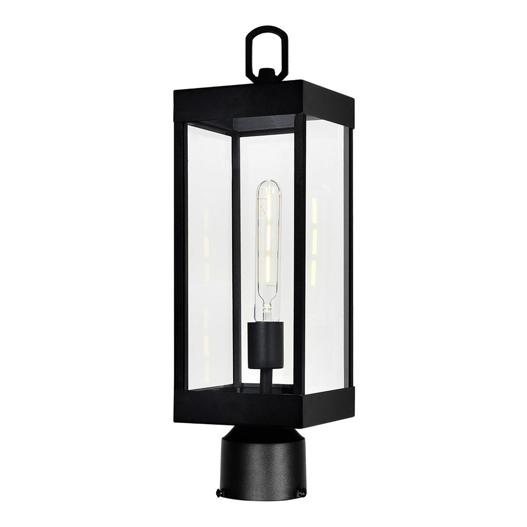 Windsor One Light Outdoor Lantern Head in Black - available from The Lighting Shoppe, trusted by Canadian homeowners