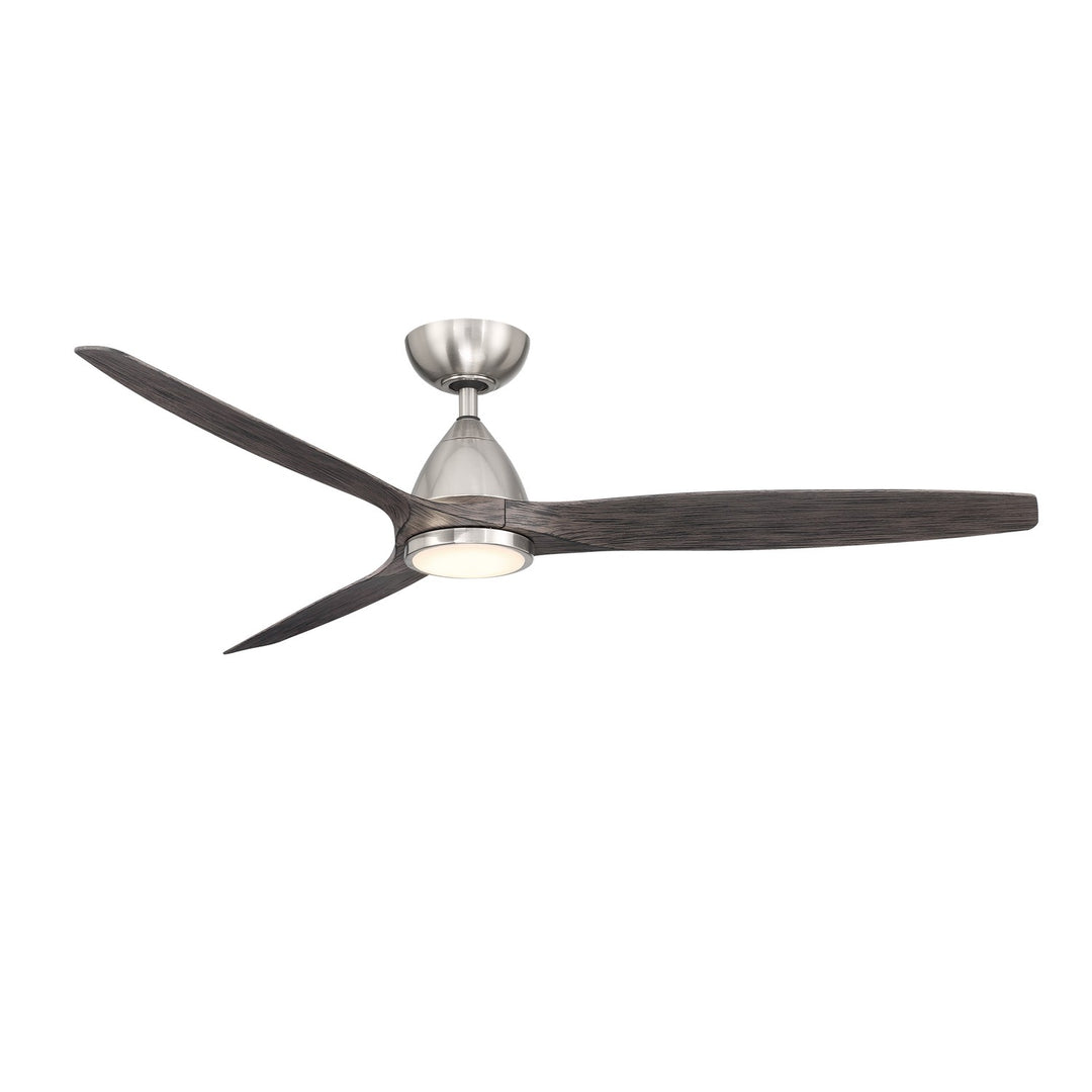 Modern Forms Fans Canada - FR-W2202-62L-BN/EB - 62" Ceiling Fan - Skylark - Brushed Nickel/Ebony