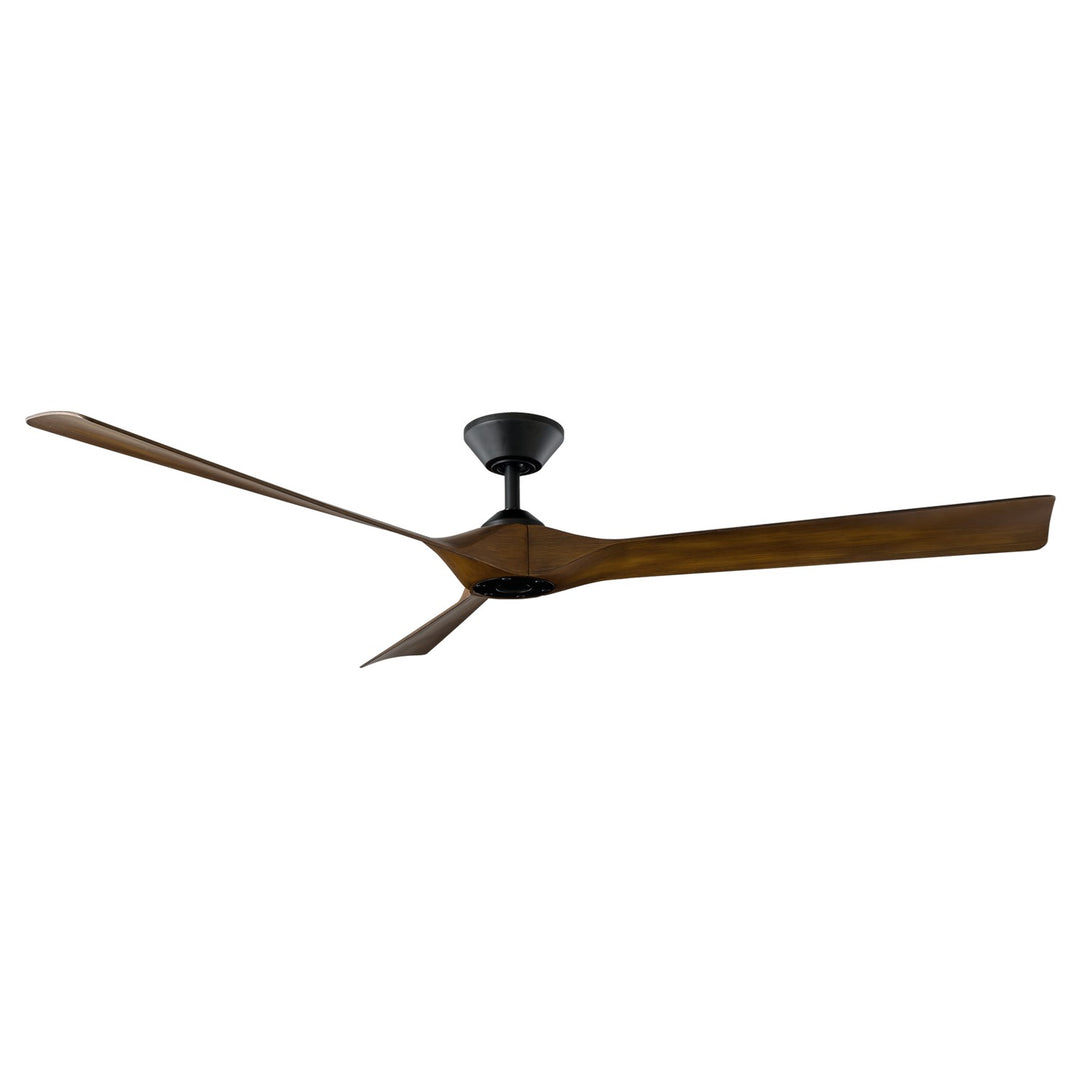 Modern Forms Fans Canada - FR-W2204-70-MB/DK - 70" Ceiling Fan - Torque - Matte Black/Distressed Koa