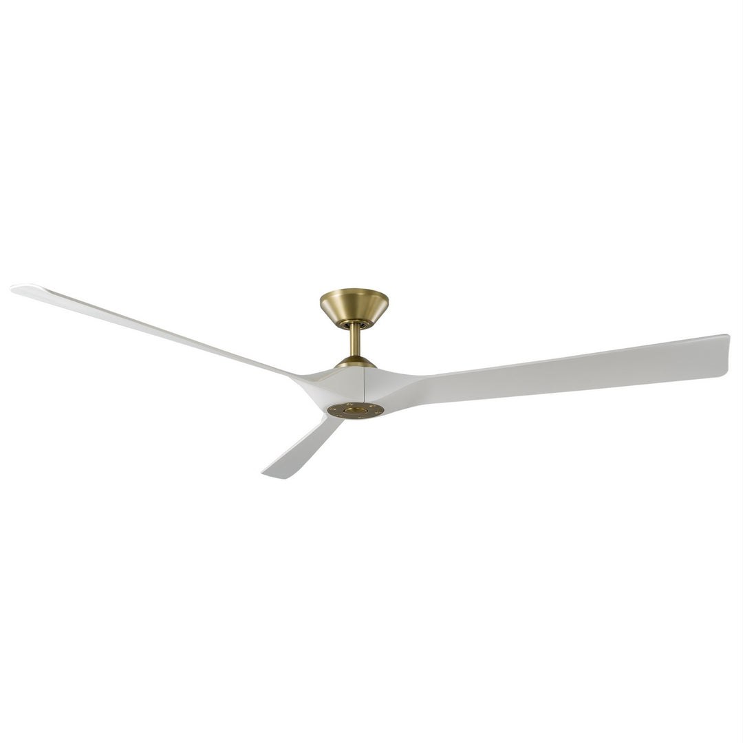 Modern Forms Fans Canada - FR-W2204-70-SB/MW - 70" Ceiling Fan - Torque - Soft Brass/Matte White