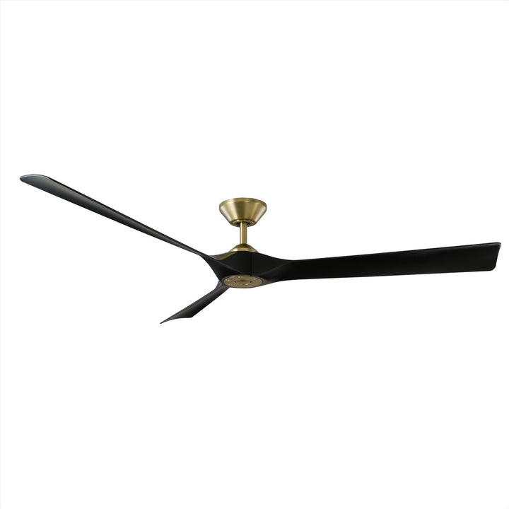 Torque 70"Ceiling Fan in Soft Brass/Matte Black - available from The Lighting Shoppe, trusted by Canadian homeowners