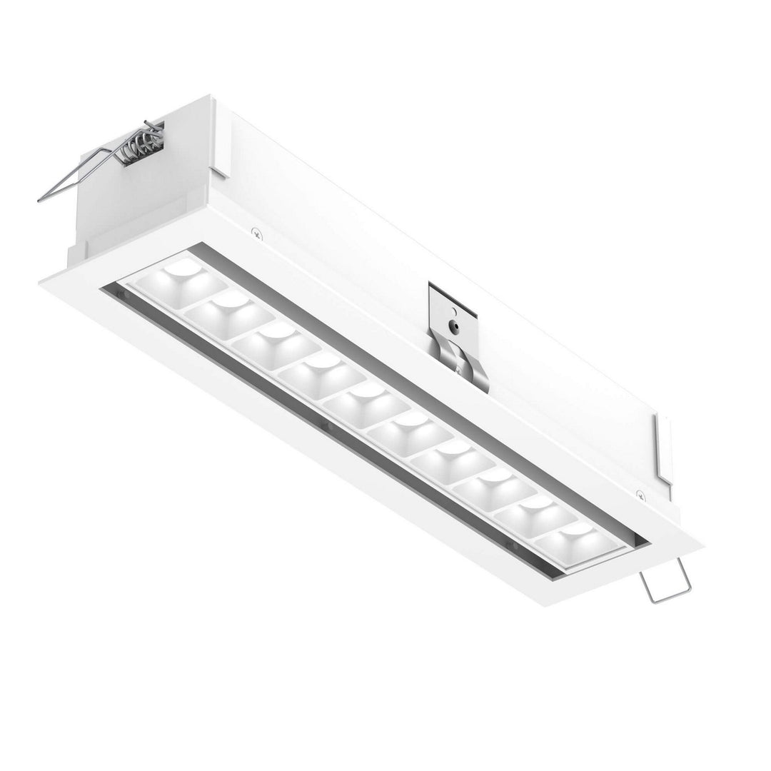 PinPoint Recessed Linear with 10 Mini Swivel Spot Lights in AWH - available from The Lighting Shoppe, trusted by Canadian homeowners