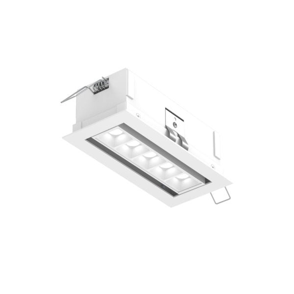 PinPoint Recessed Linear with 5 Mini Swivel Spot Lights in AWH - available from The Lighting Shoppe, trusted by Canadian homeowners