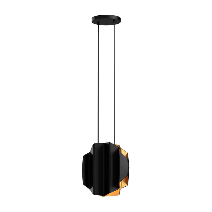 Kuzco Canada - PD58014-BK/GD - Two Light Pendant - Akira - Black/Gold