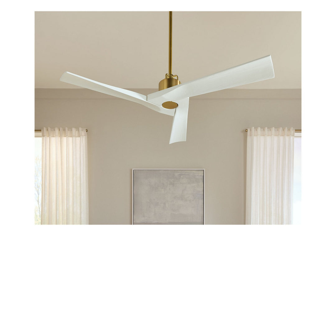 Visual Comfort Fan Canada - 3ALMSM52BBS - 52" Ceiling Fan - Alma - Burnished Brass