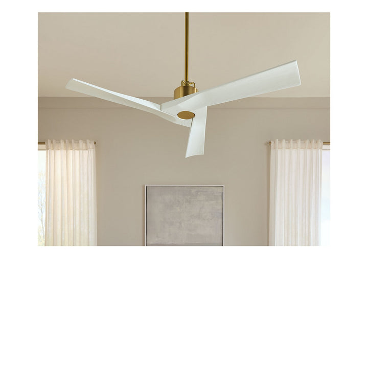 Visual Comfort Fan Canada - 3ALMSM52BBS - 52" Ceiling Fan - Alma - Burnished Brass