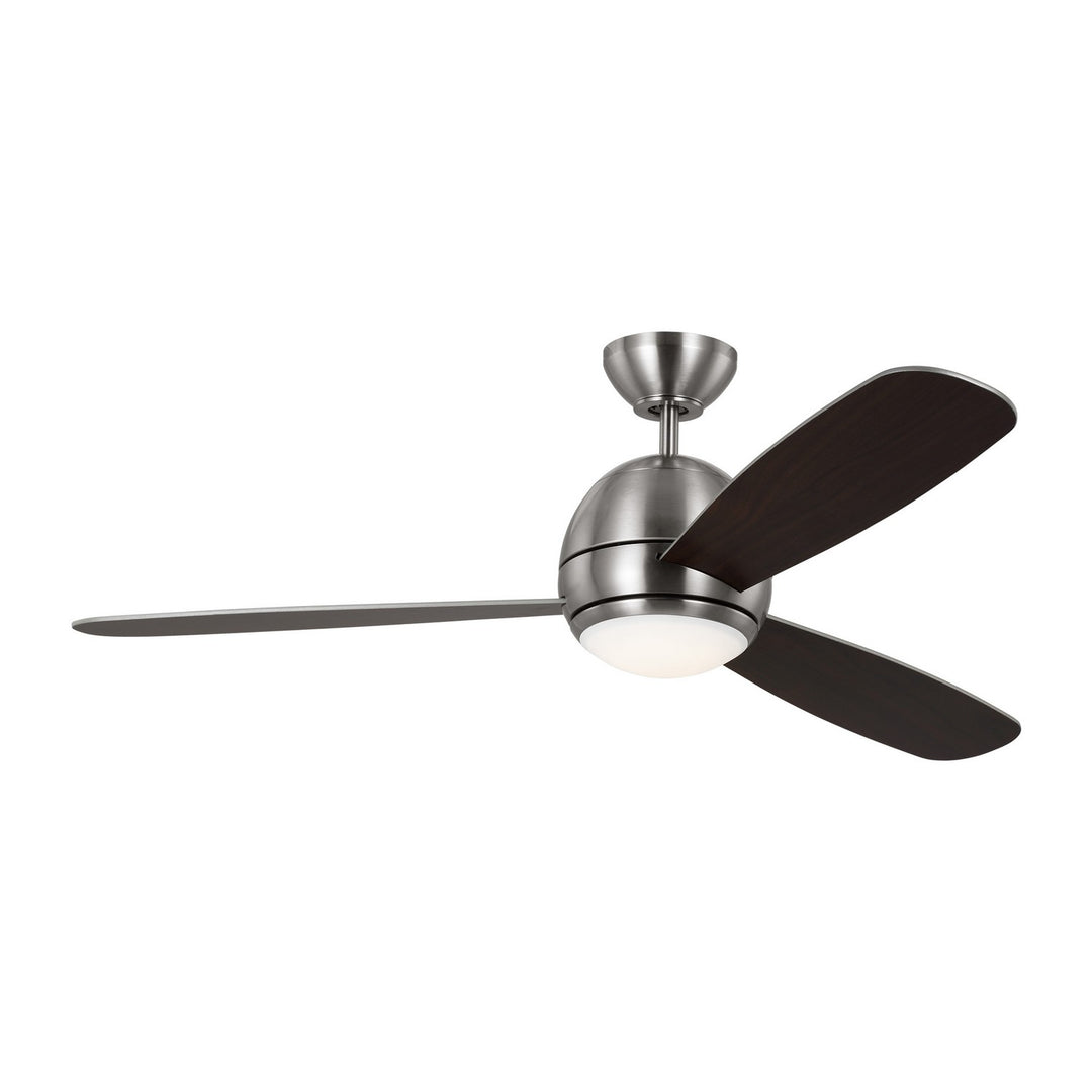 Orbis 52" Ceiling Fan in Brushed Steel - available from The Lighting Shoppe, trusted by Canadian homeowners