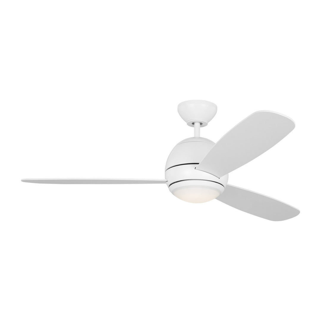Orbis 52" Ceiling Fan in Matte White - available from The Lighting Shoppe, trusted by Canadian homeowners