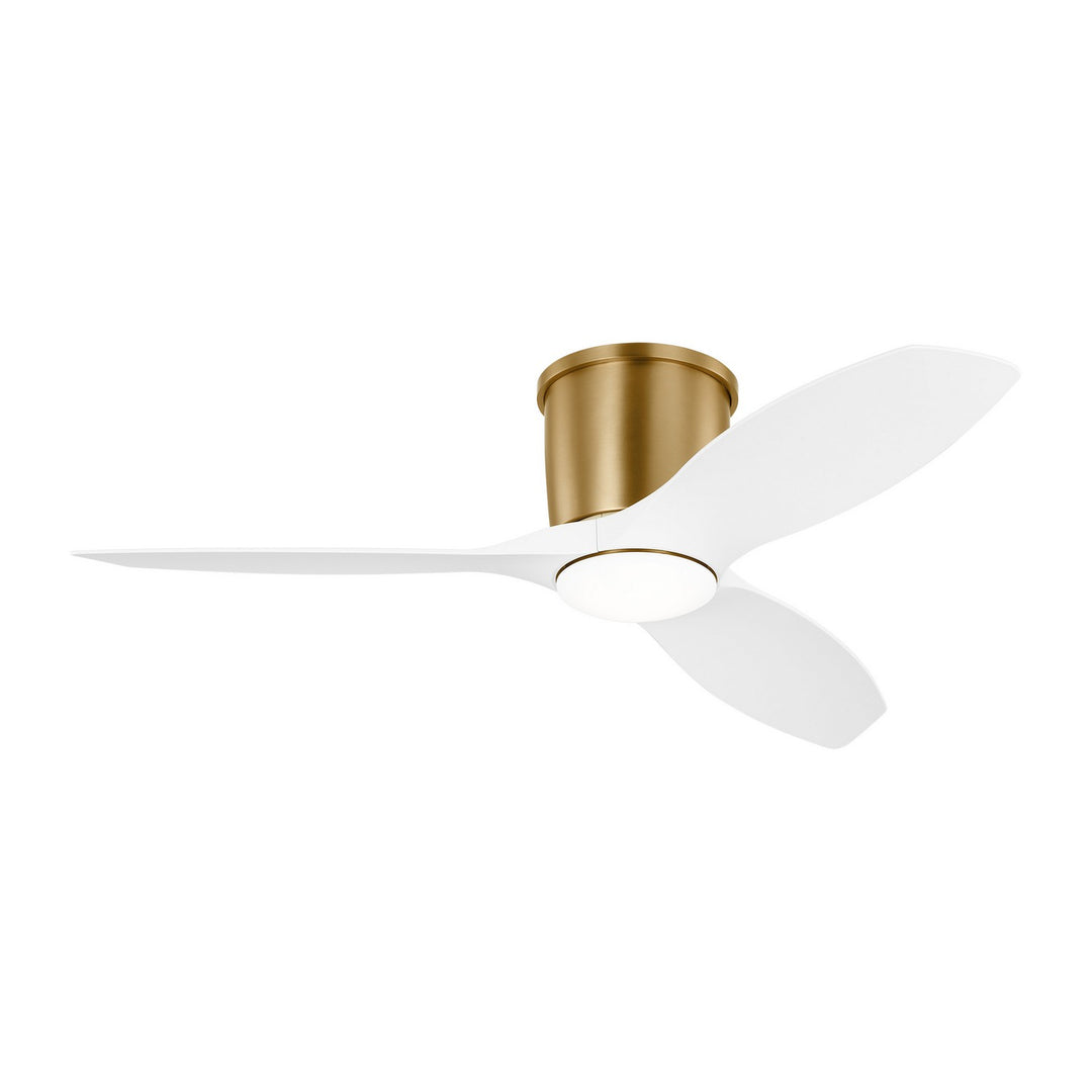 Titus 44" Ceiling Fan in Satin Brass - available from The Lighting Shoppe, trusted by Canadian homeowners