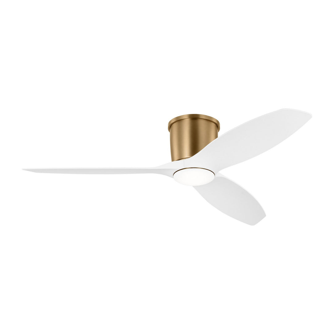 Titus 52" Ceiling Fan in Satin Brass - available from The Lighting Shoppe, trusted by Canadian homeowners