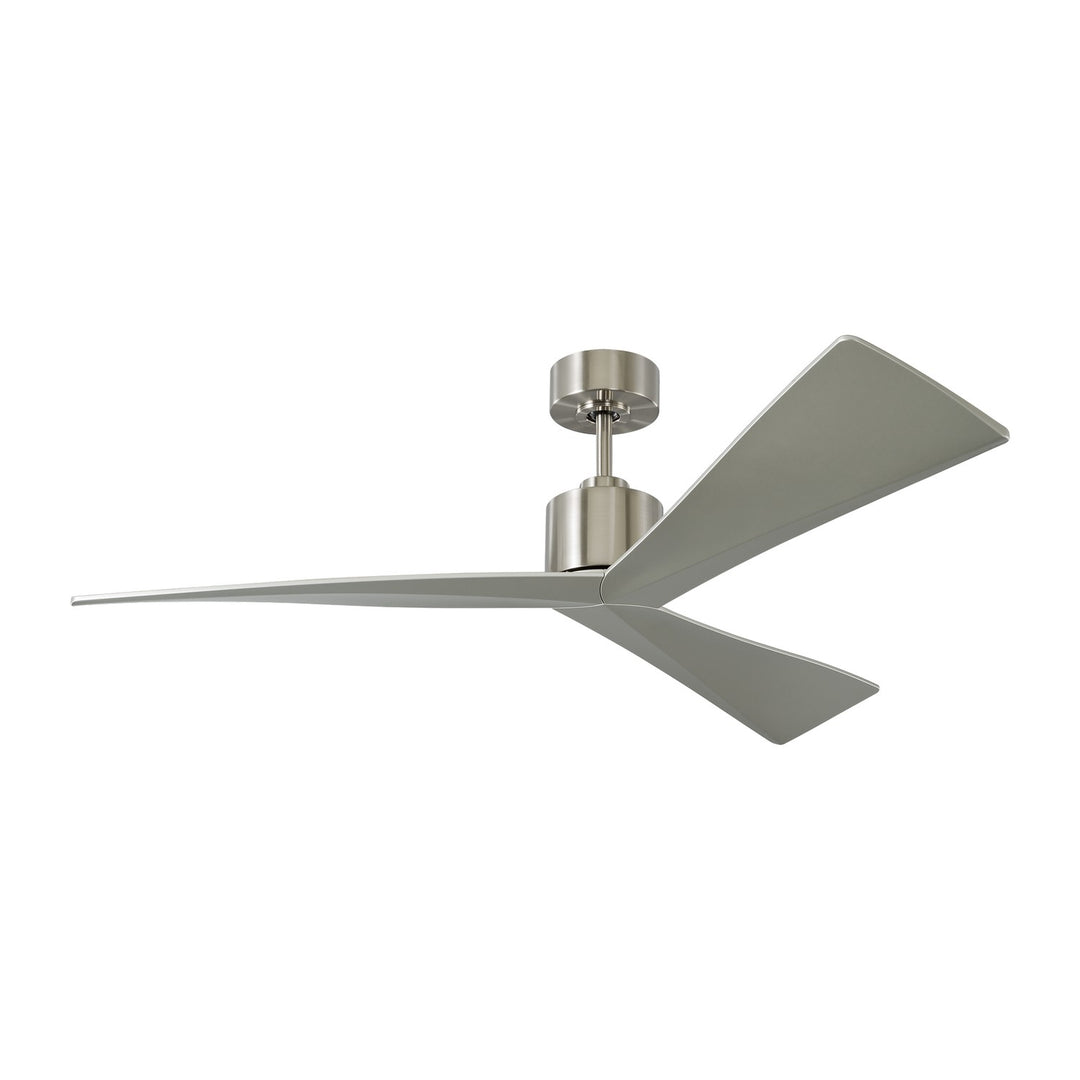 Adler 52"Ceiling Fan in Brushed Steel - available from The Lighting Shoppe, trusted by Canadian homeowners