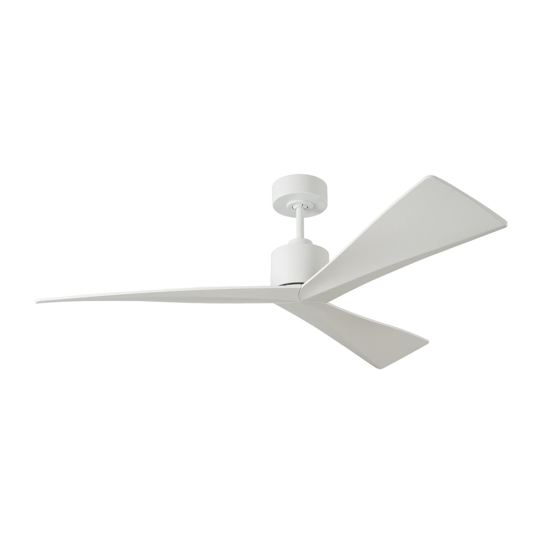 Adler 52"Ceiling Fan in Matte White - available from The Lighting Shoppe, trusted by Canadian homeowners