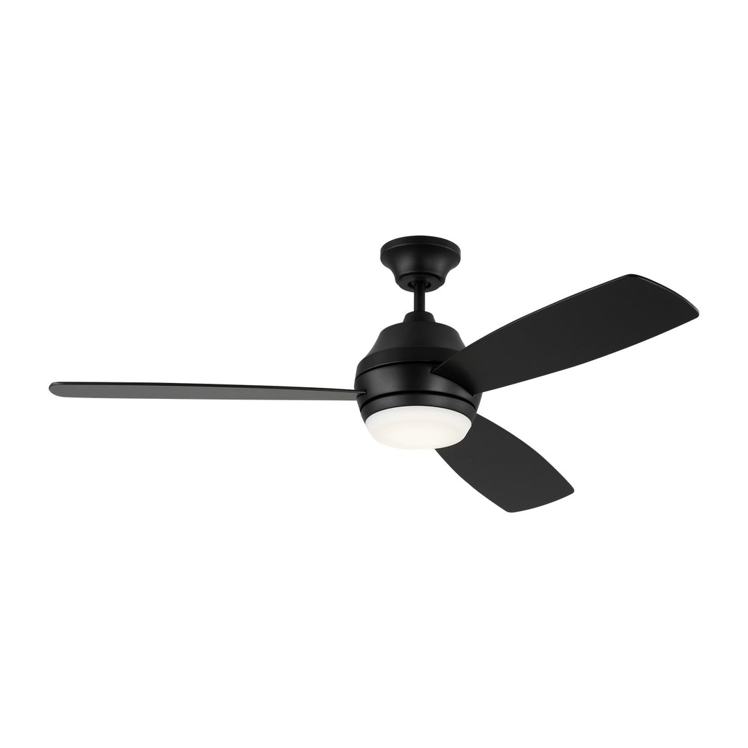 Ikon 52"Ceiling Fan in Midnight Black - available from The Lighting Shoppe, trusted by Canadian homeowners