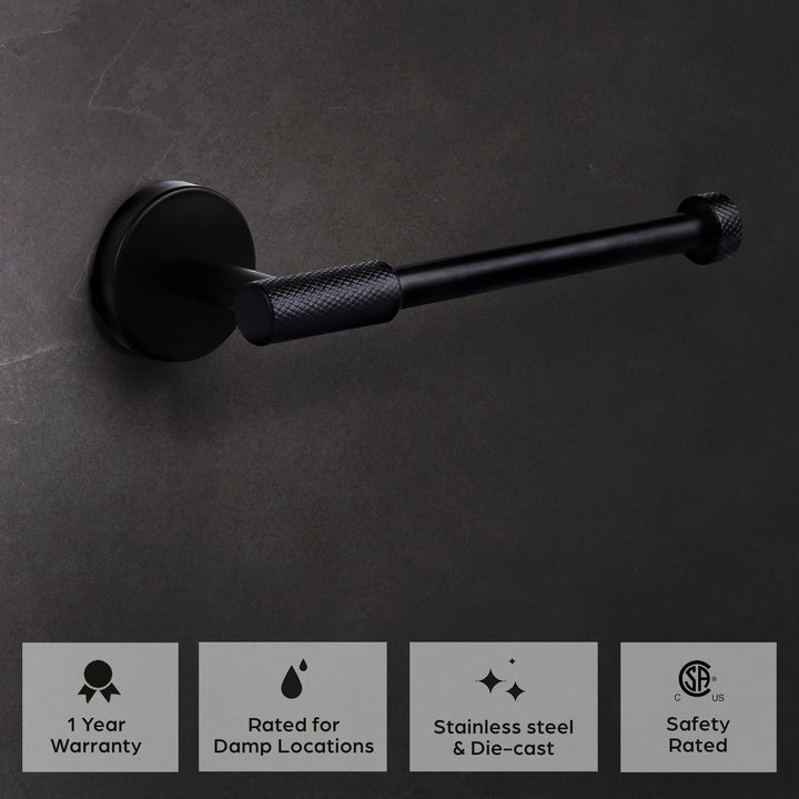 Canarm Canada - BA108A07BK - Toilet Paper Holder - Varen - Matte Black