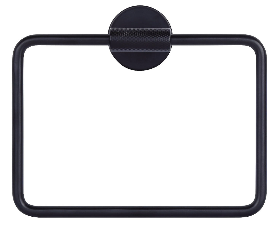 Canarm Canada - BA108A09BK - Towel Ring - Varen - Matte Black
