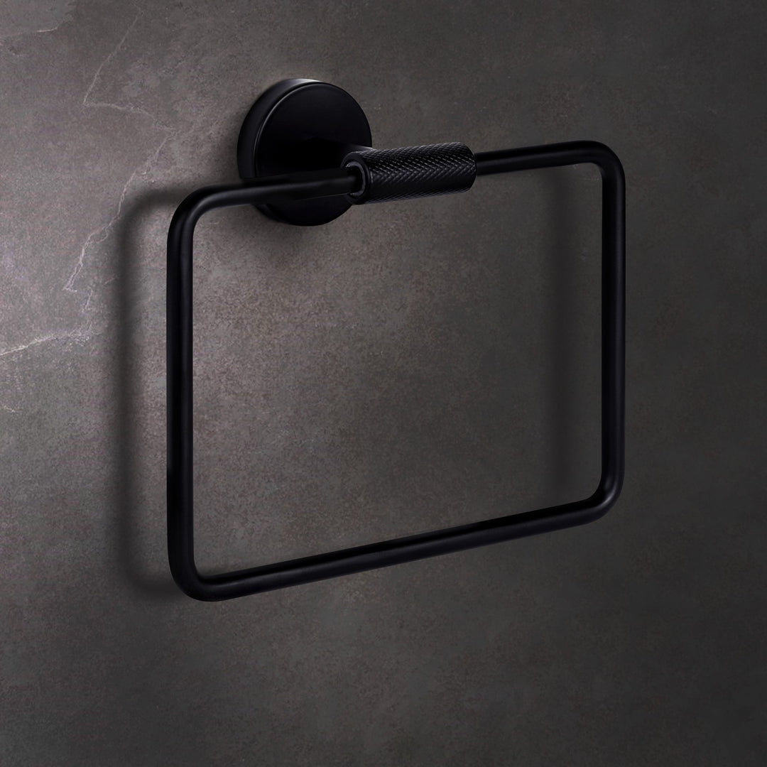 Canarm Canada - BA108A09BK - Towel Ring - Varen - Matte Black
