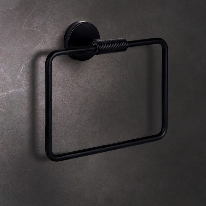Canarm Canada - BA108A09BK - Towel Ring - Varen - Matte Black
