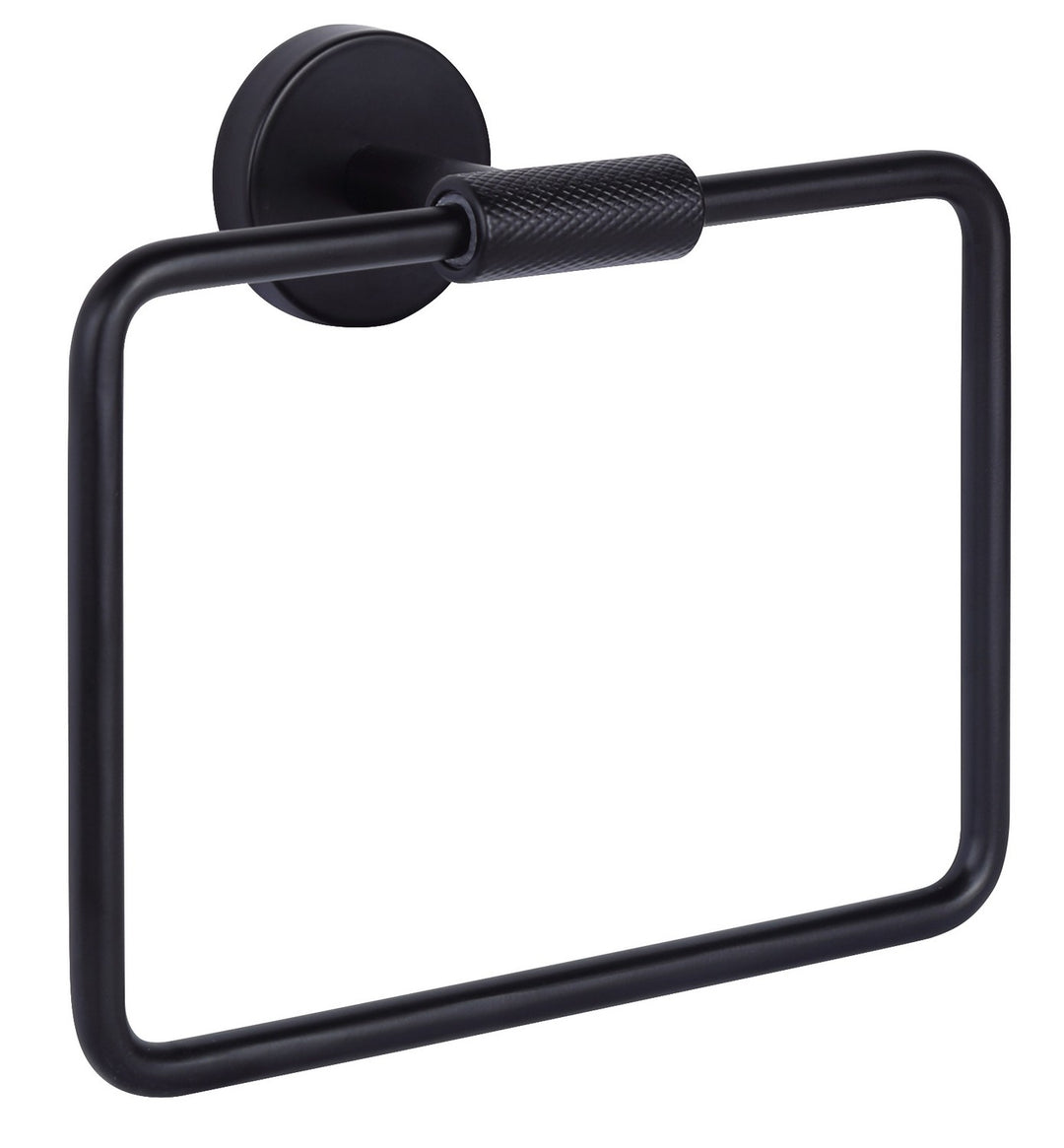 Varen Towel Ring in Matte Black - available from The Lighting Shoppe, trusted by Canadian homeowners