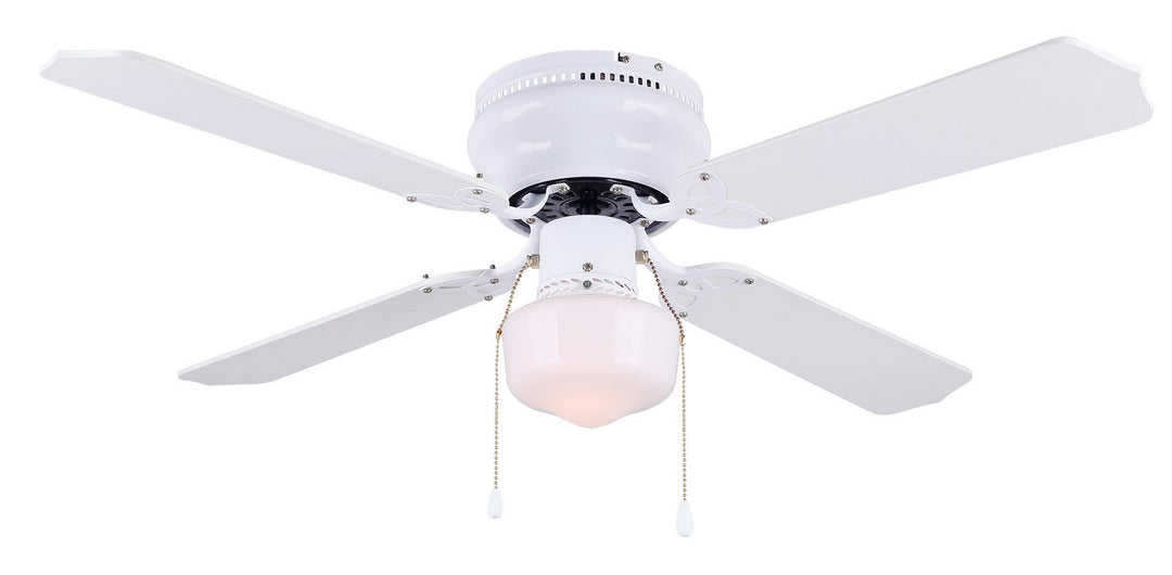Neptune 42"Ceiling Fan in White - available from The Lighting Shoppe, trusted by Canadian homeowners