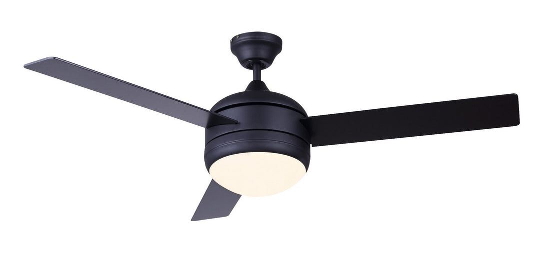 Calibre 48"Ceiling Fan in Matte Black - available from The Lighting Shoppe, trusted by Canadian homeowners