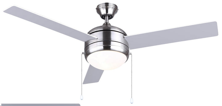 Calibreiii 48"Ceiling Fan in Brushed Nickel - available from The Lighting Shoppe, trusted by Canadian homeowners