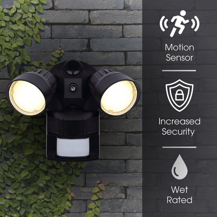 Canarm Canada - HO-01-02S-BK - LED Security Light - Outdoor Securtiy - Black