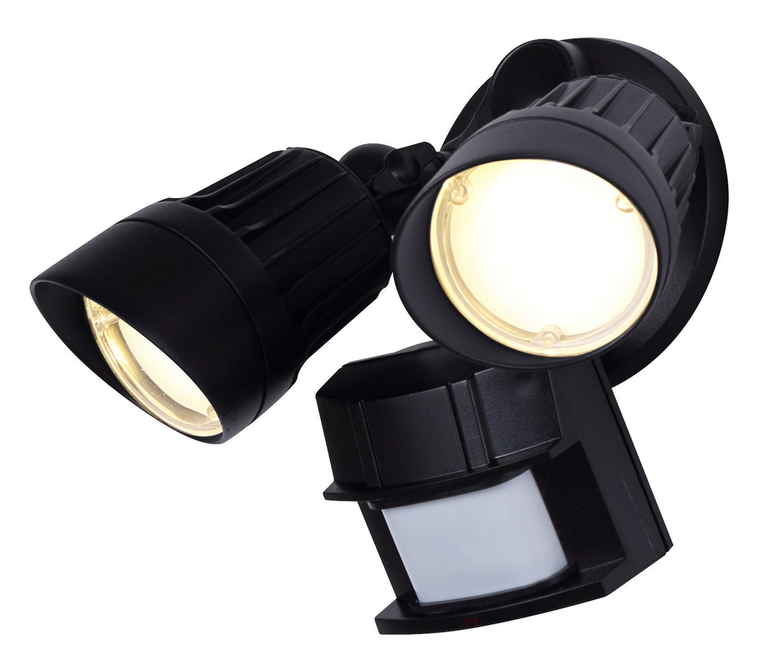 Outdoor Securtiy LED Security Light in Black - available from The Lighting Shoppe, trusted by Canadian homeowners