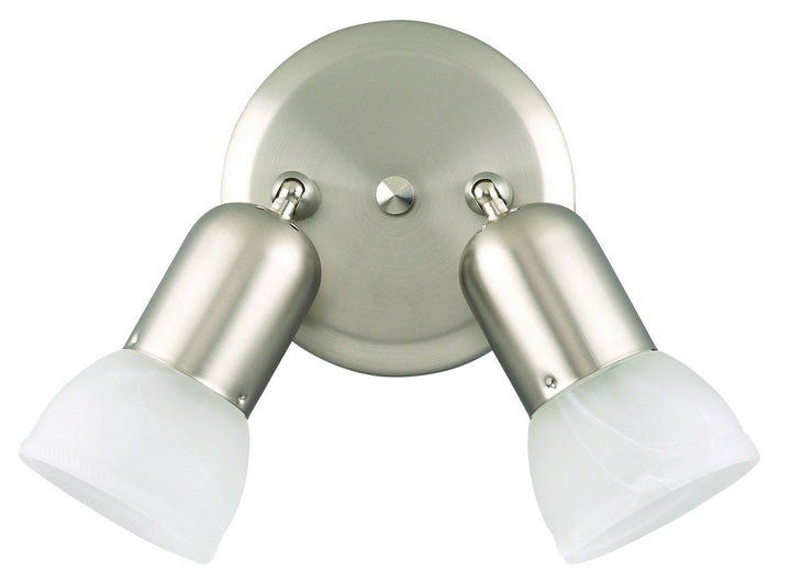 Jasper Two Light Track Lighting in Brushed Pewter - available from The Lighting Shoppe, trusted by Canadian homeowners
