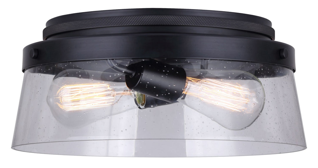 Canarm Canada - IFM1097A13BK - Two Light Flush Mount - Declan - Matte Black