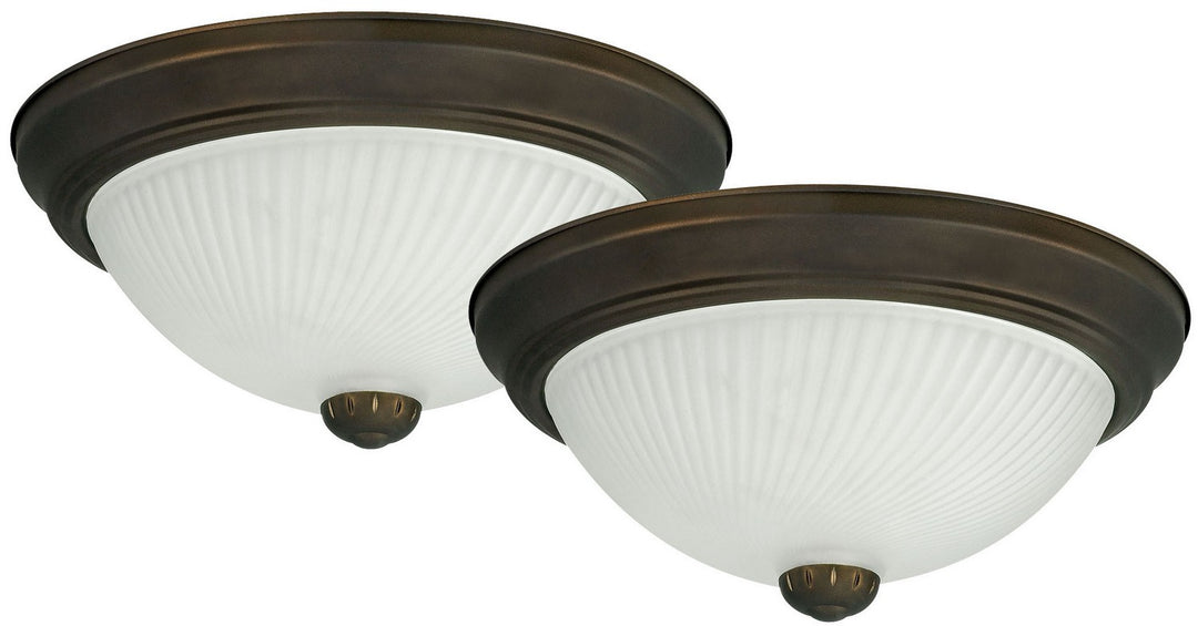 Ifm211T Orb Twin Pack One Light Flush Mount in Oil Rubbed Bronze - available from The Lighting Shoppe, trusted by Canadian homeowners