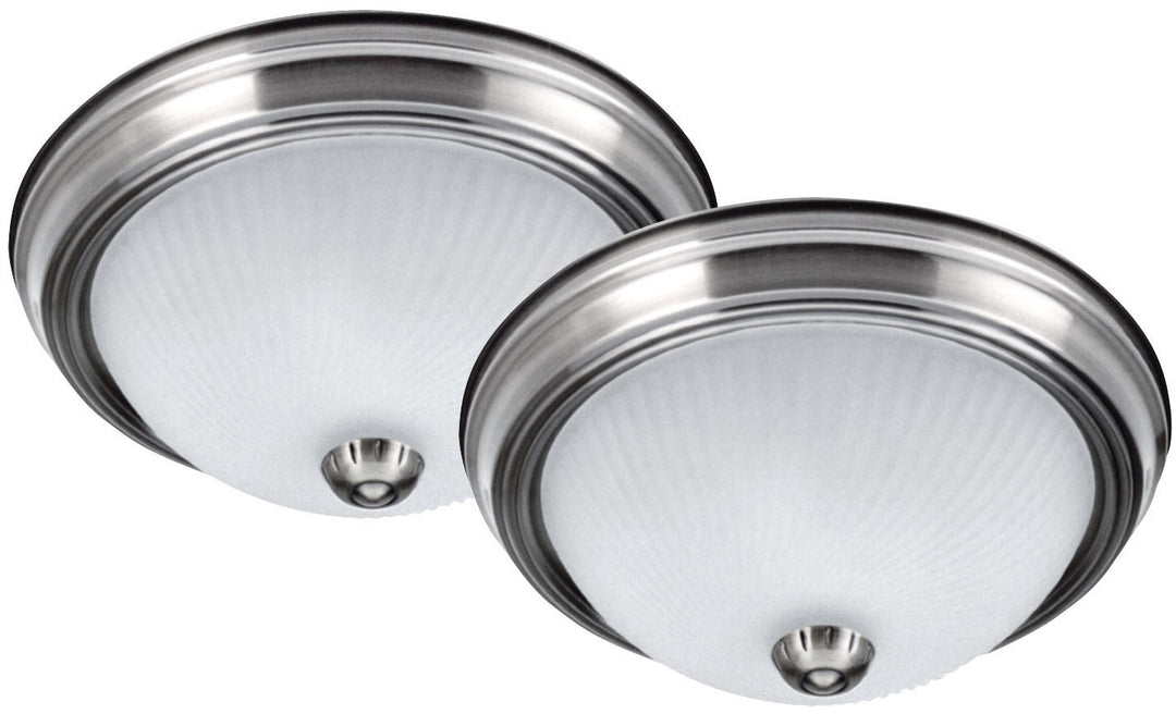 Ifm211T Bpt Twin Pack One Light Flush Mount in Brushed Pewter - available from The Lighting Shoppe, trusted by Canadian homeowners