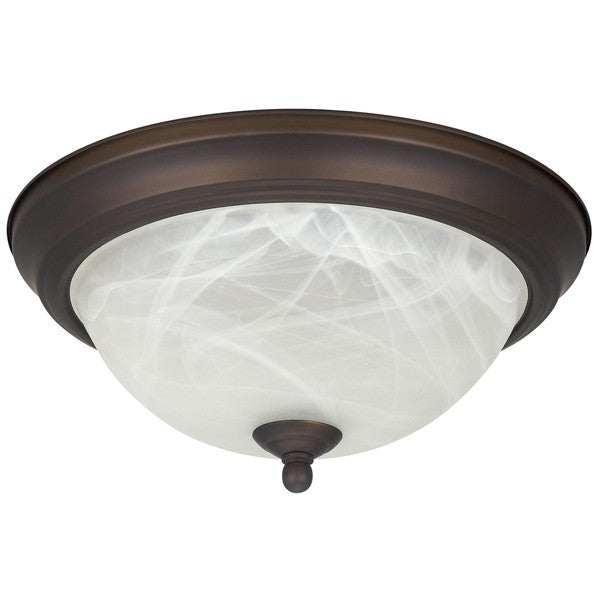 Ifm411 Orb Two Light Flush Mount in Oil Rubbed Bronze - available from The Lighting Shoppe, trusted by Canadian homeowners