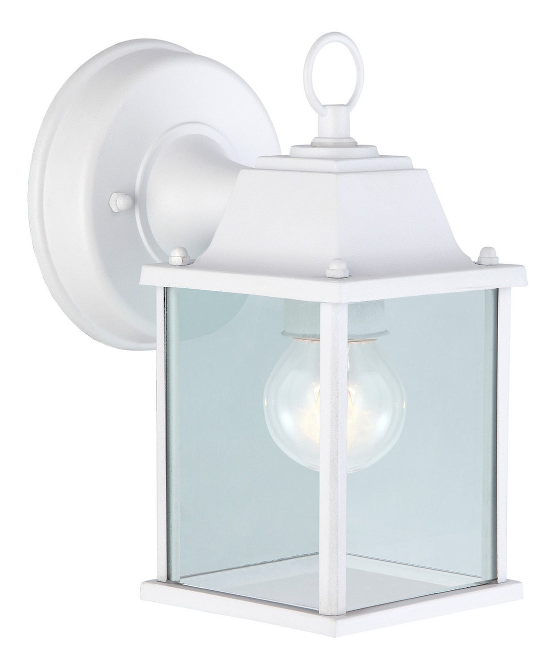 Outdoor One Light Outdoor Lantern in White - available from The Lighting Shoppe, trusted by Canadian homeowners