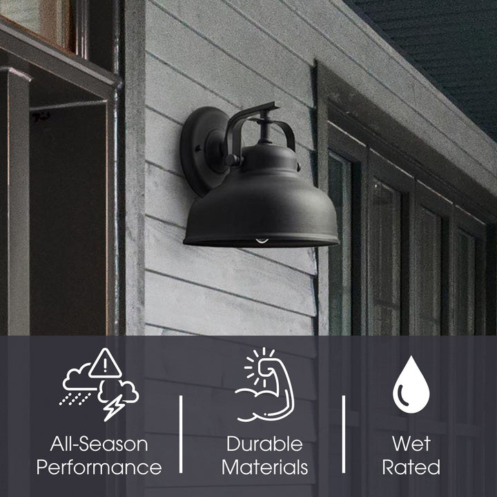 Canarm Canada - IOL405BK-A - One Light Outdoor Wall Mount - 1 Lt. Outdoor Wall - Matte Black