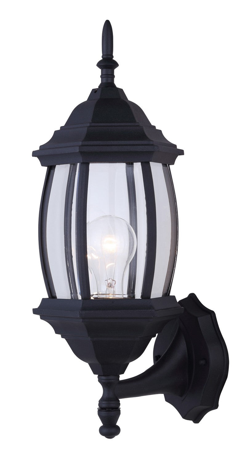 Outdoor One Light Outdoor Lantern in Black - available from The Lighting Shoppe, trusted by Canadian homeowners