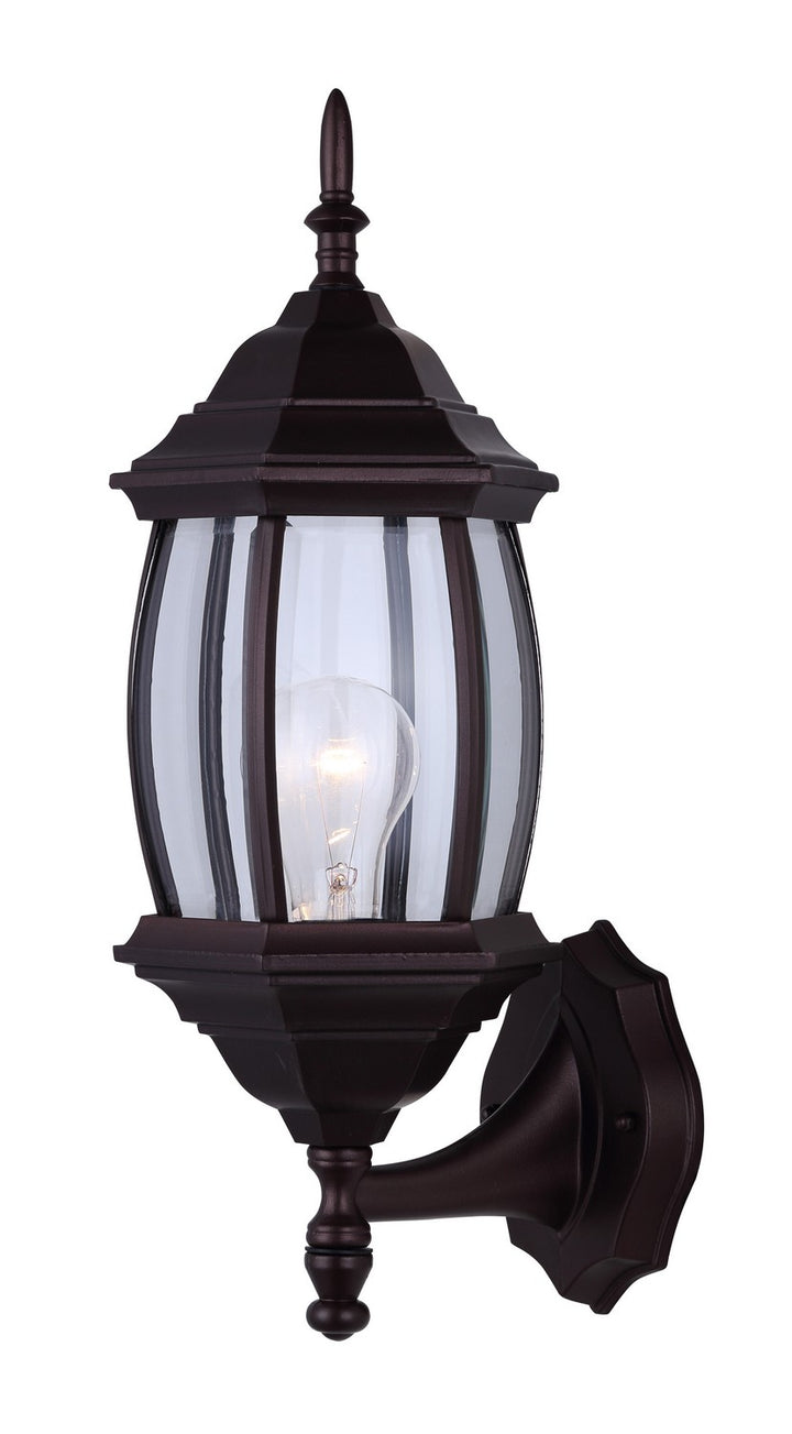 Outdoor One Light Outdoor Lantern in Oil Rubbed Bronze - available from The Lighting Shoppe, trusted by Canadian homeowners