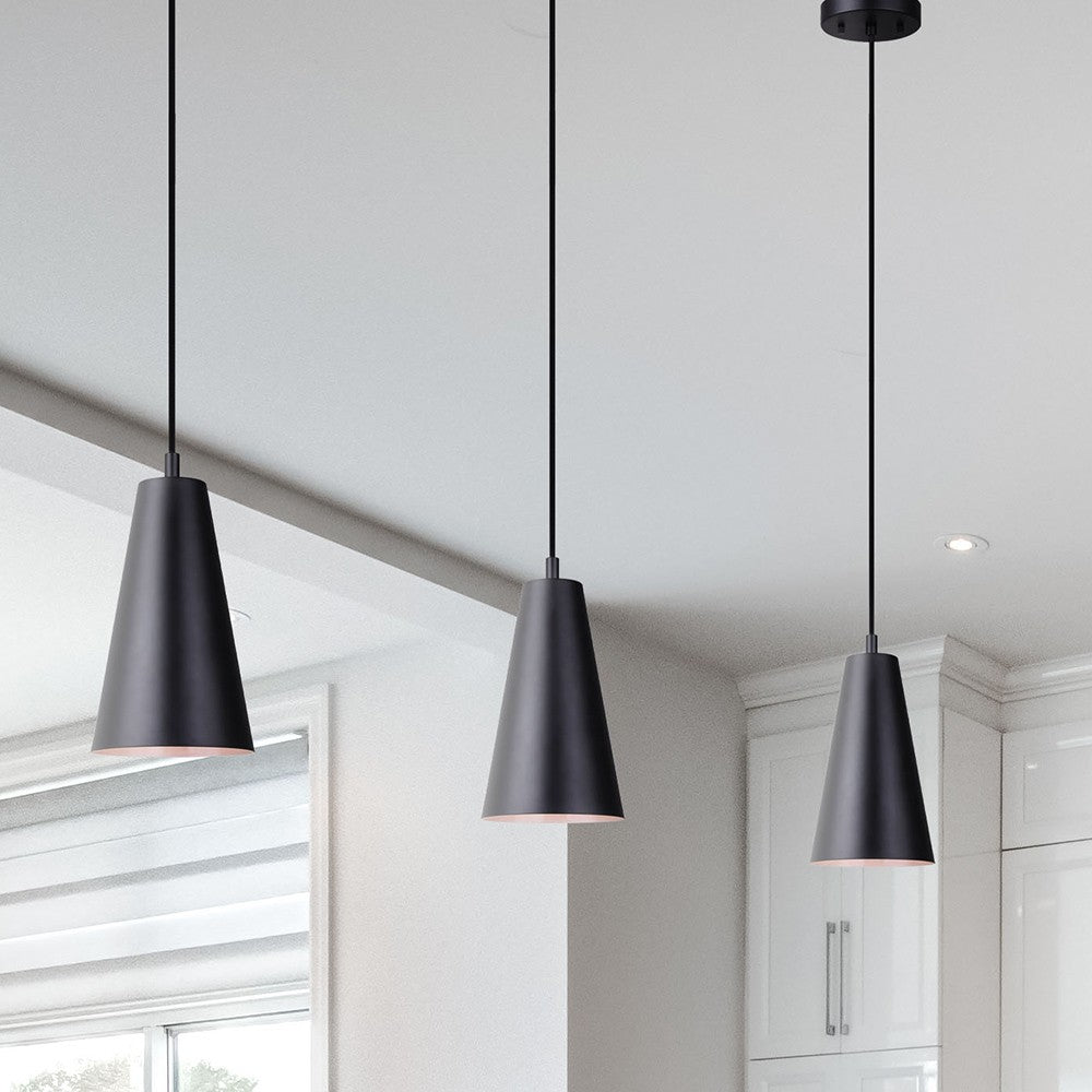 Canarm Canada - IPL1056A01BK - One Light Pendant - Orli - Matte Black