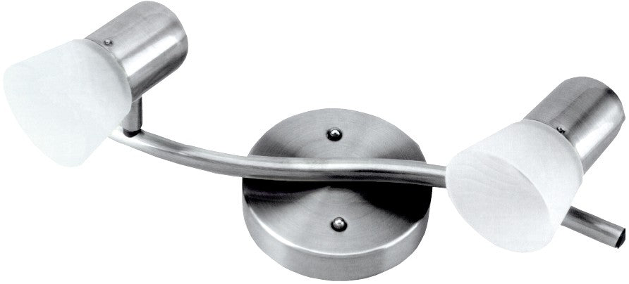 Omni Two Light Track Lighting in Brushed Pewter - available from The Lighting Shoppe, trusted by Canadian homeowners