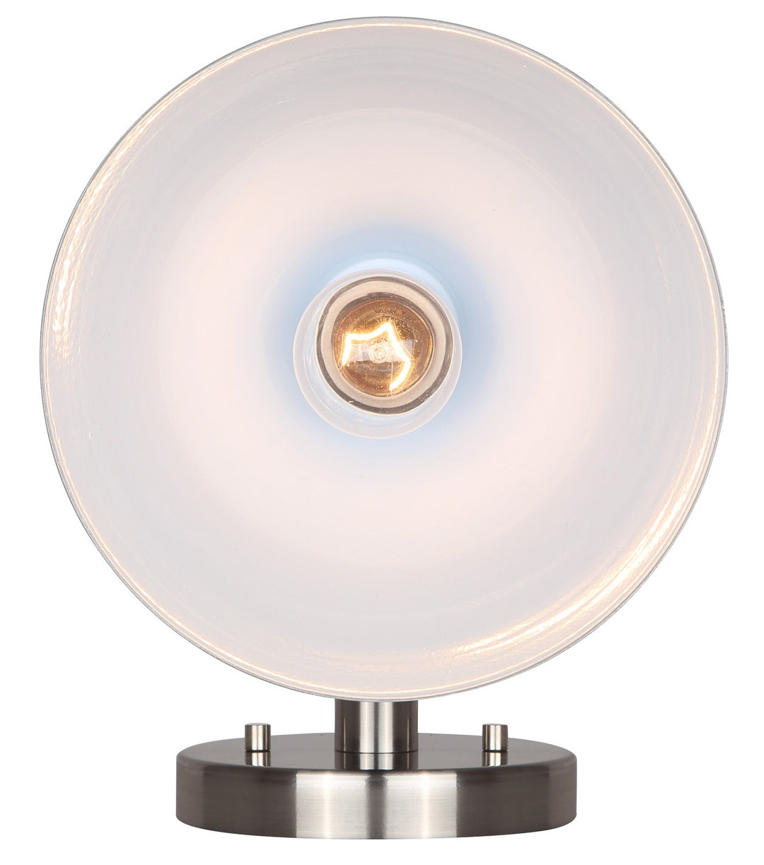 Canarm Canada - IVL1076A01BKN - One Light Vanity - Talia - Brushed Nickel/Matte Black