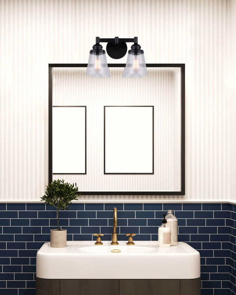 Canarm Canada - IVL1097A02BK - Two Light Vanity - Declan - Matte Black