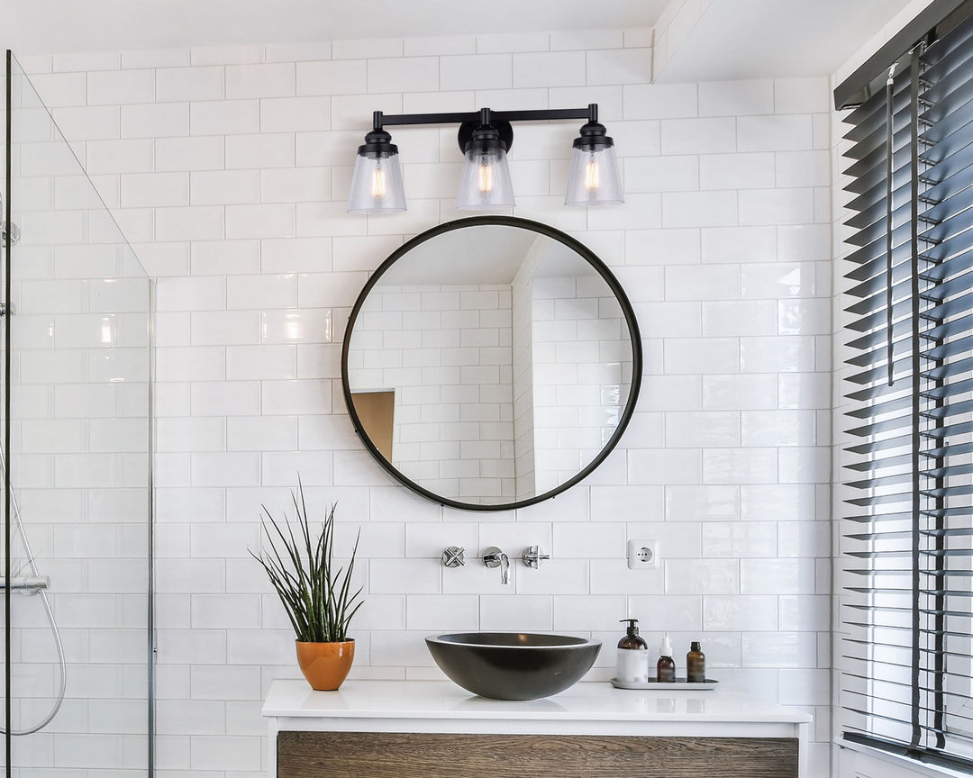 Canarm Canada - IVL1097A03BK - Three Light Vanity - Declan - Matte Black